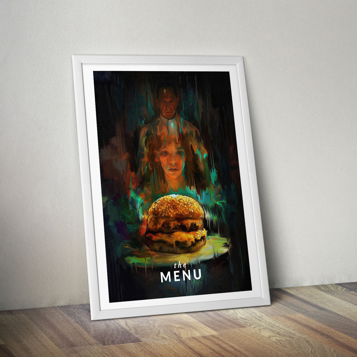 Flex Designs Poster The Menu Burger 5 x 7" Home Goods - Movie 2022 Movie Poster