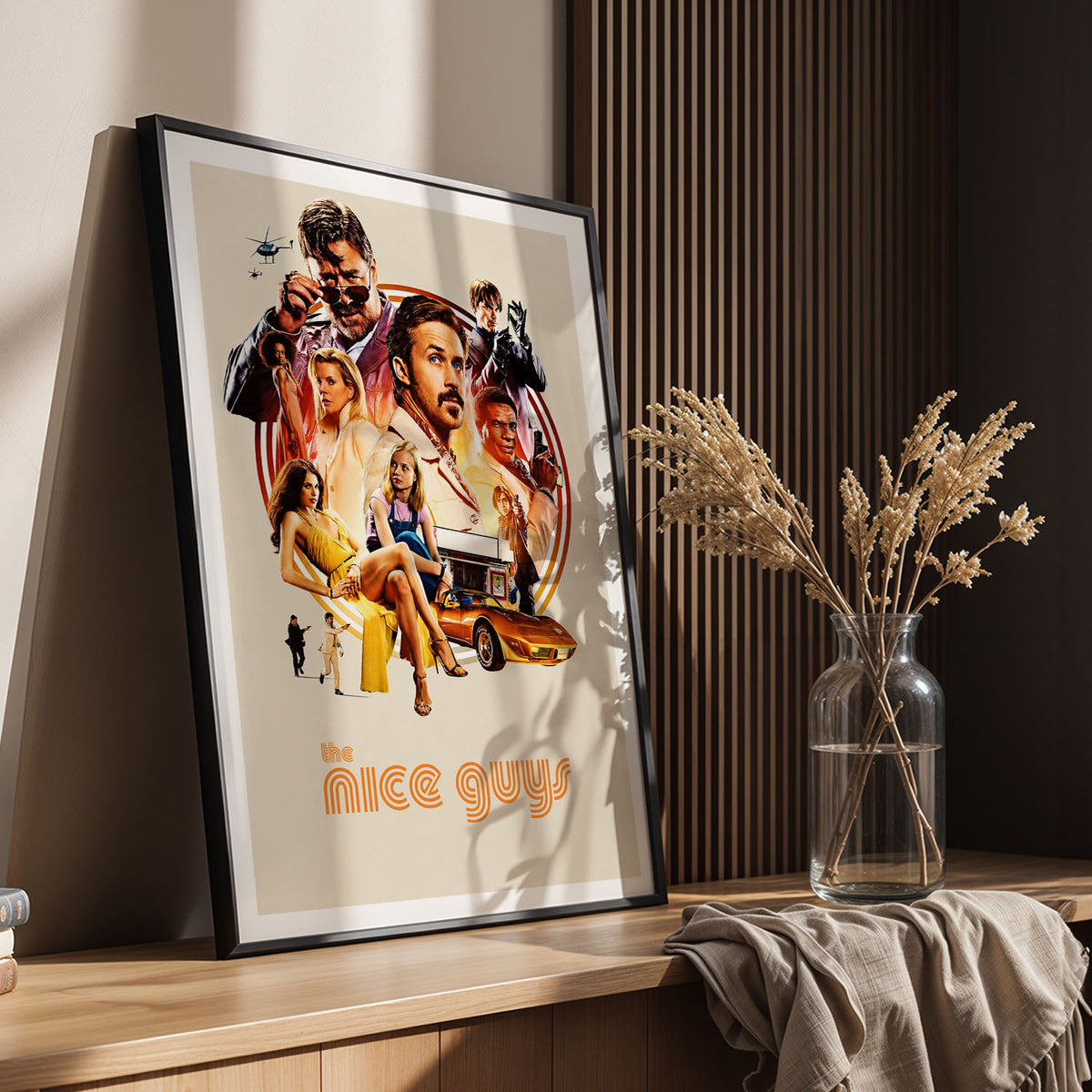 Flex Designs Poster The Nice Guys 11 x 17" Home Goods - Movie 2016 Movie Poster