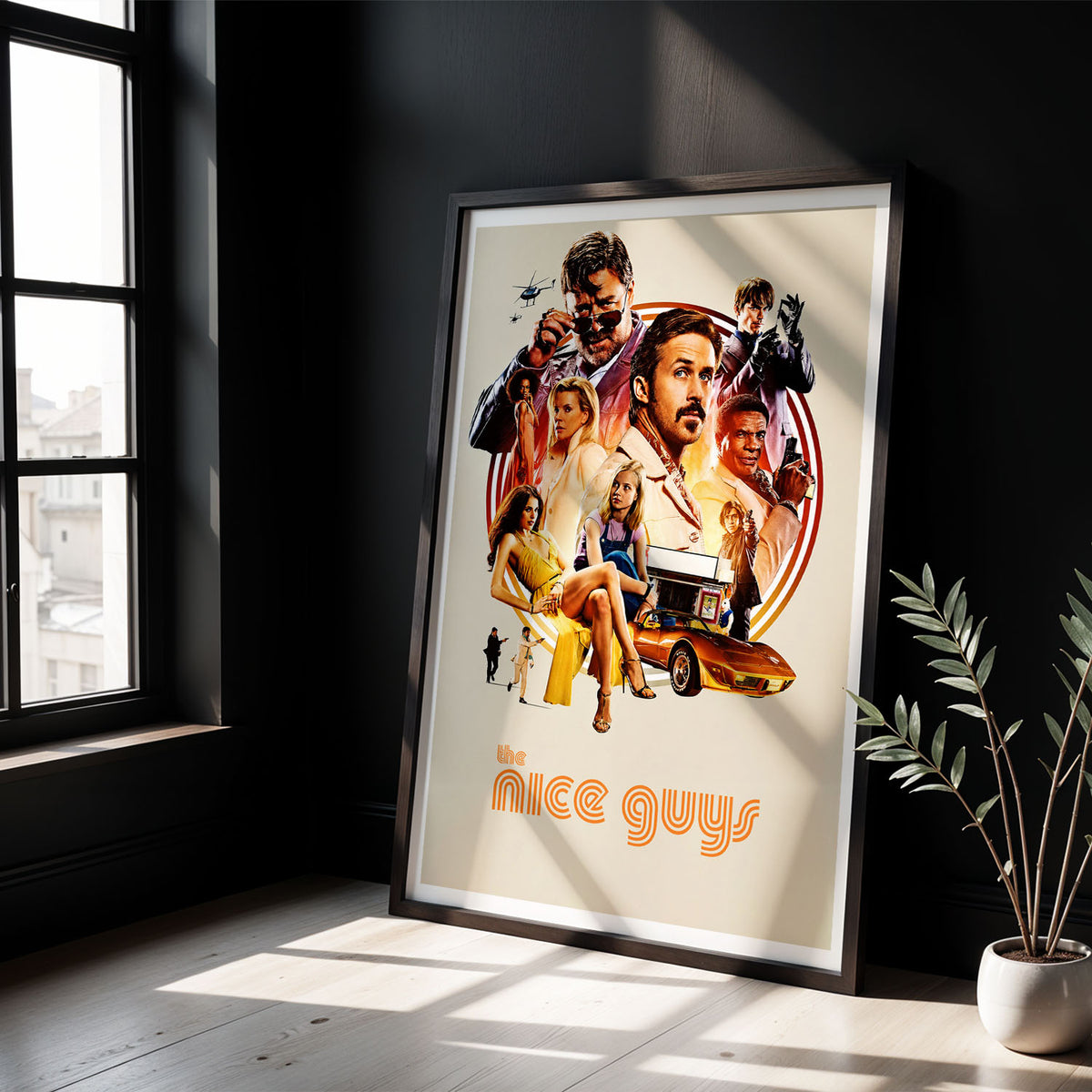 Flex Designs Poster The Nice Guys 5 x 7" Home Goods - Movie 2016 Movie Poster