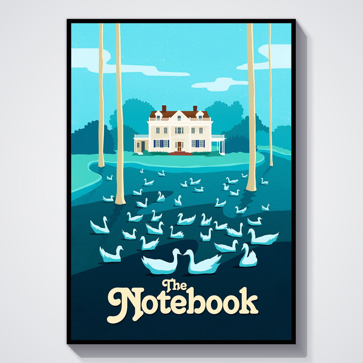 Flex Designs Poster The Notebook Sketch 11 x 17" Home Goods - Movie 2004 Movie Poster