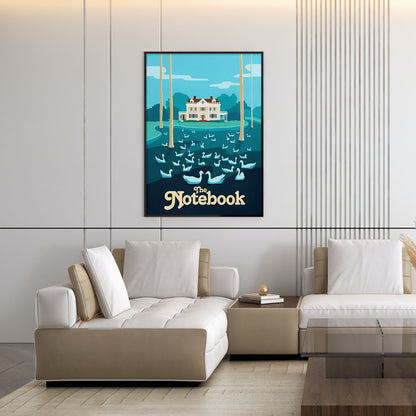 Flex Designs Poster The Notebook Sketch 11 x 17" Home Goods - Movie 2004 Movie Poster