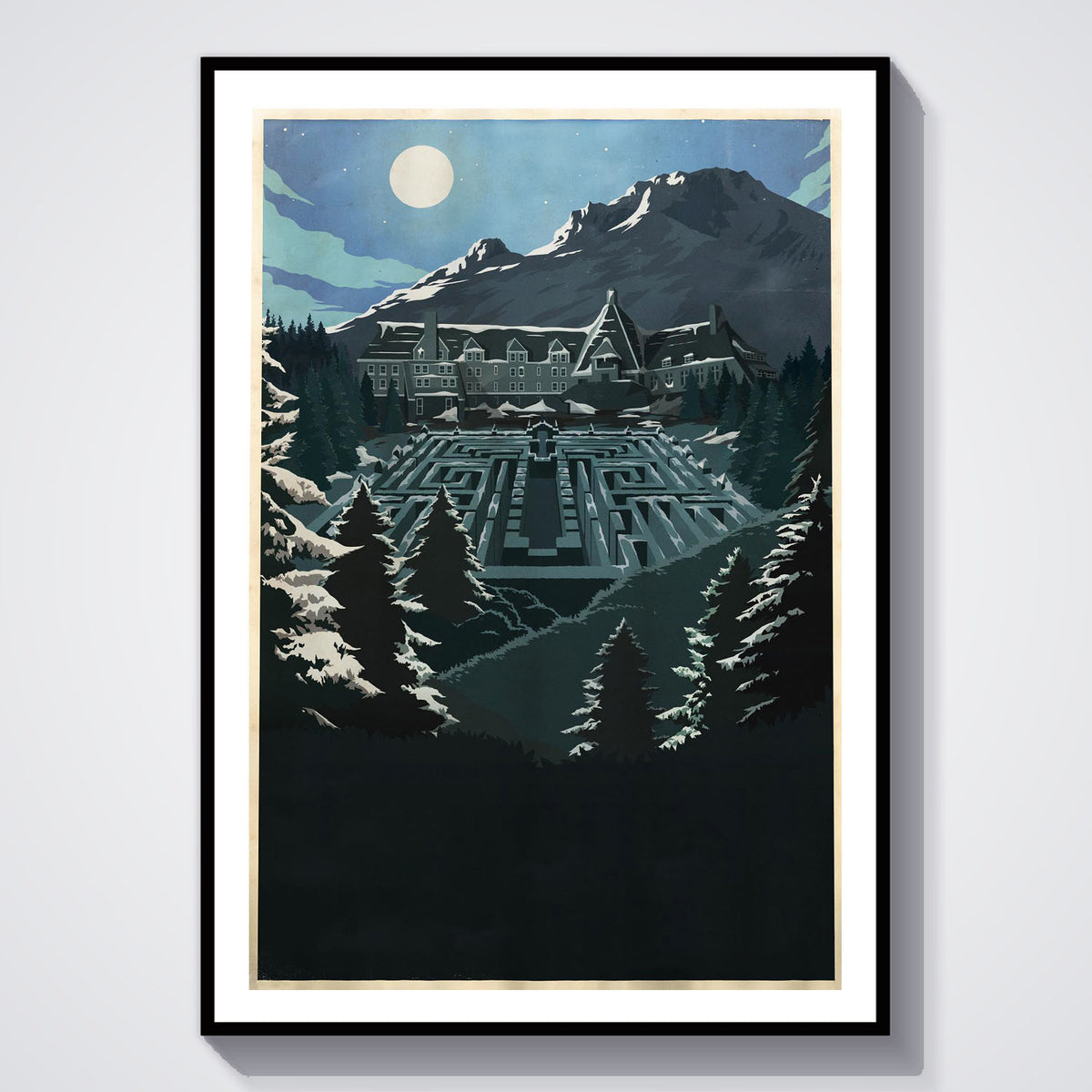 Flex Designs Poster The Shining Sketch 5 x 7" Home Goods - Movie 1980 Movie Poster