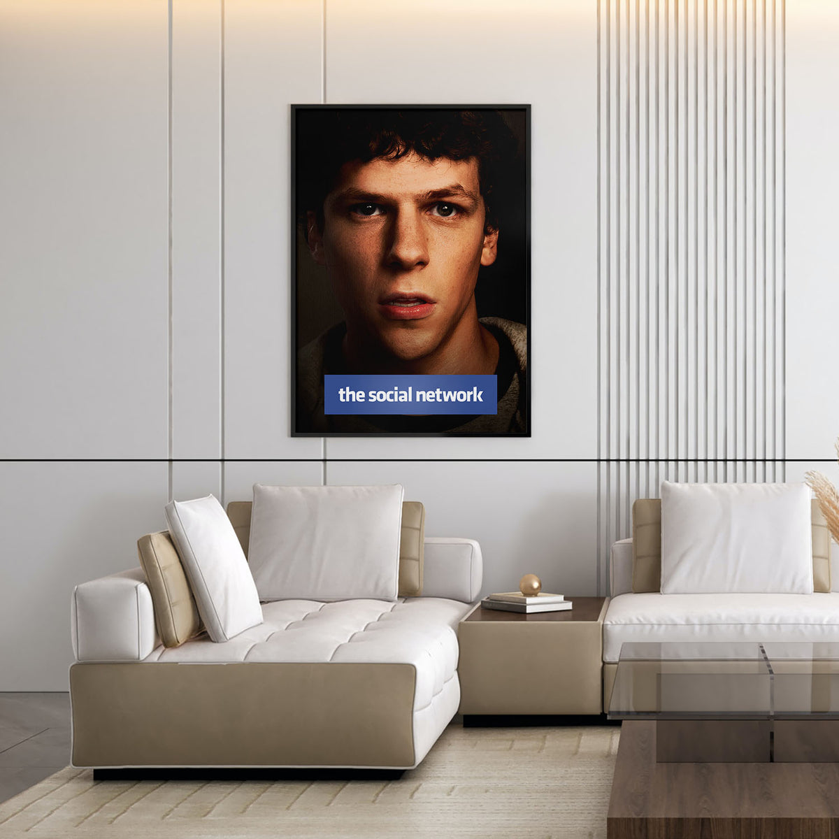 Flex Designs Poster The Social Network 11 x 17" Home Goods - Movie 2010 Movie Poster