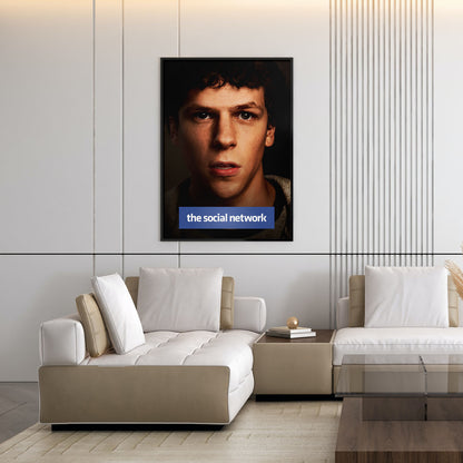 Flex Designs Poster The Social Network 11 x 17" Home Goods - Movie 2010 Movie Poster