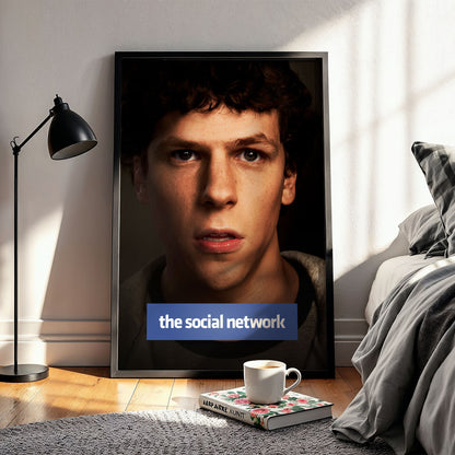 Flex Designs Poster The Social Network 11 x 17" Home Goods - Movie 2010 Movie Poster