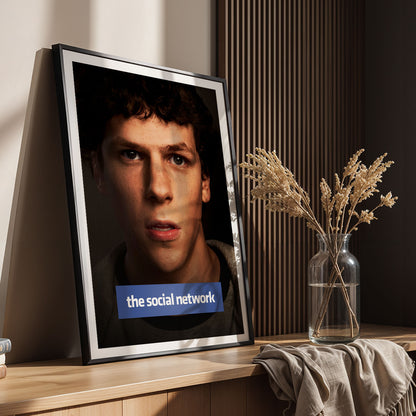 Flex Designs Poster The Social Network 11 x 17" Home Goods - Movie 2010 Movie Poster