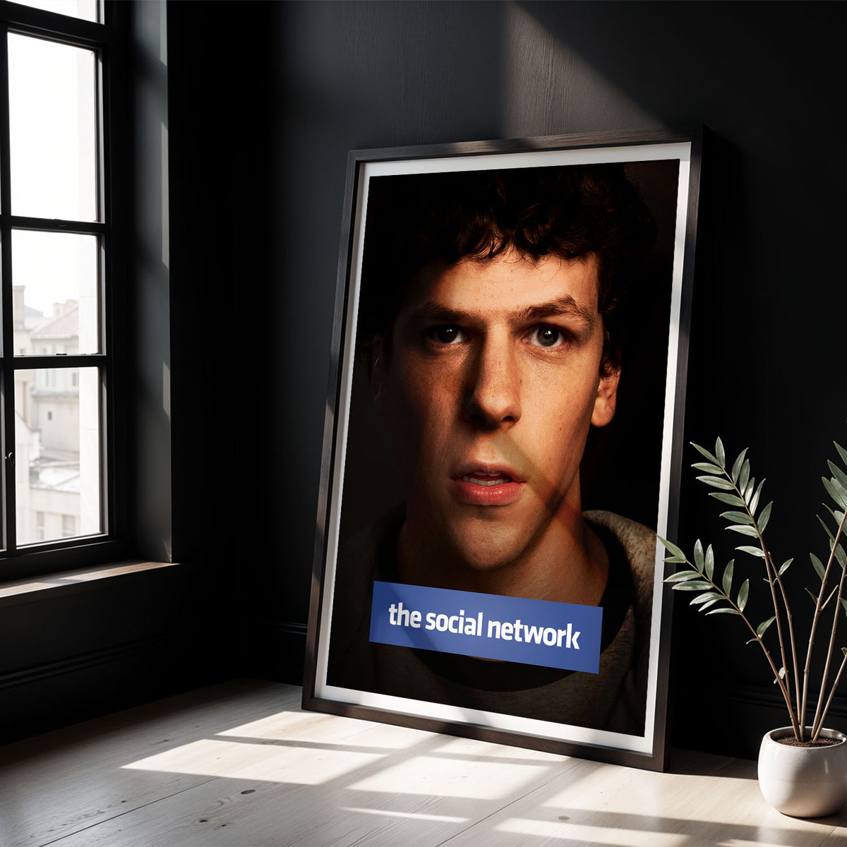 Flex Designs Poster The Social Network 5 x 7" Home Goods - Movie 2010 Movie Poster