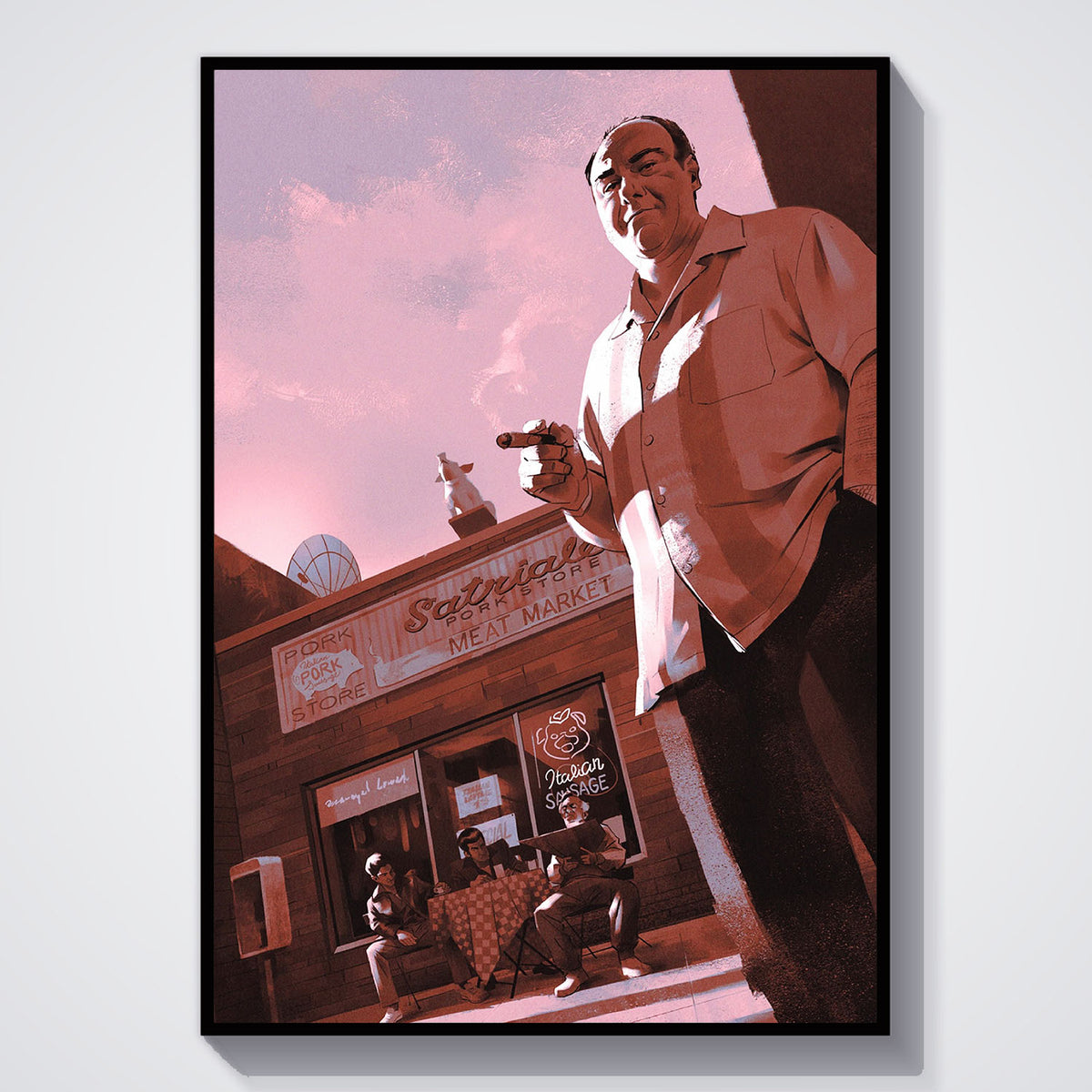 Flex Designs Poster The Sopranos 11 x 17" Home Goods - TV Show 1999 TV Show Poster