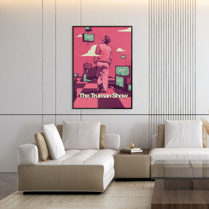 Flex Designs Poster The Truman Show 11 x 17" Home Goods - Movie 1998 Movie Poster