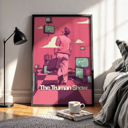 Flex Designs Poster The Truman Show 11 x 17" Home Goods - Movie 1998 Movie Poster