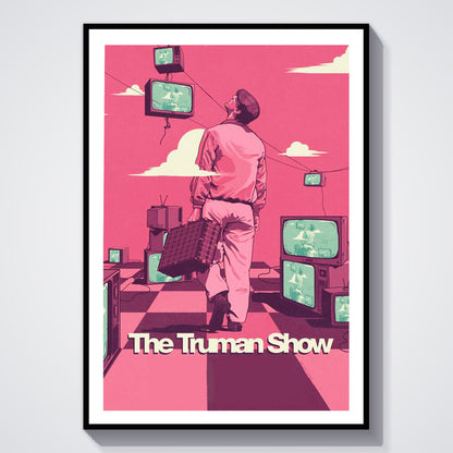Flex Designs Poster The Truman Show 5 x 7" Home Goods - Movie 1998 Movie Poster