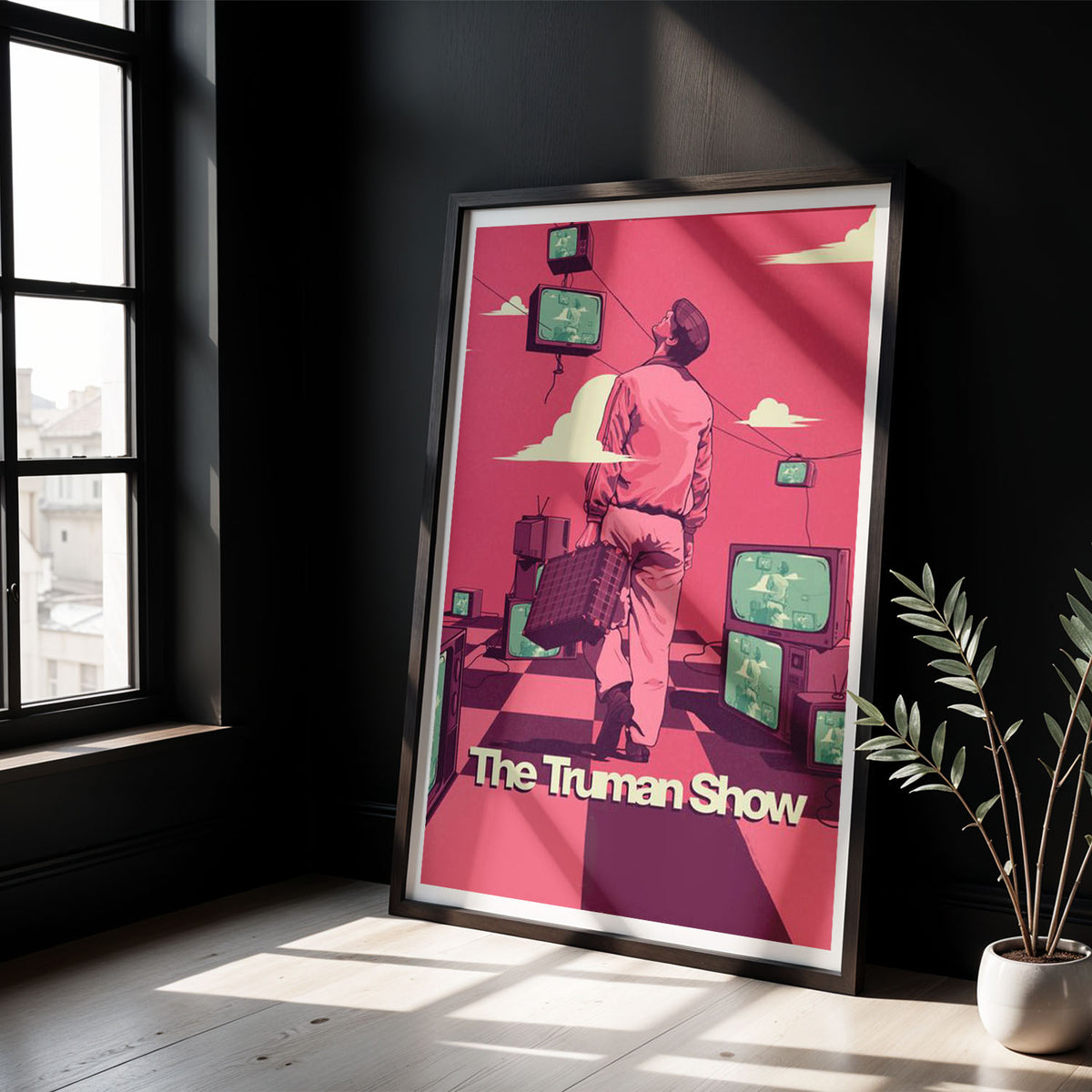 Flex Designs Poster The Truman Show 5 x 7" Home Goods - Movie 1998 Movie Poster