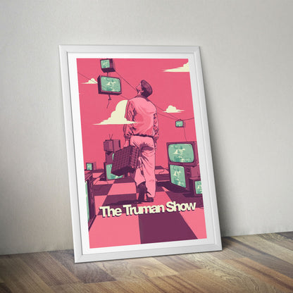 Flex Designs Poster The Truman Show 5 x 7" Home Goods - Movie 1998 Movie Poster