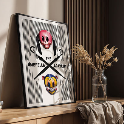 Flex Designs Poster The Umbrella Academy Minimalist 11 x 17" Home Goods - TV Show 2019 TV Show Poster