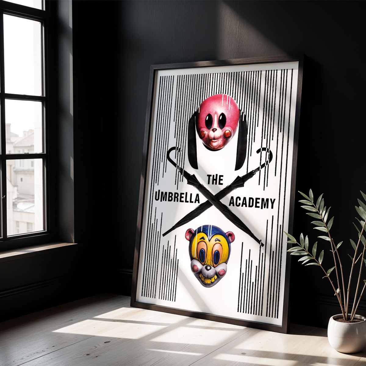 Flex Designs Poster The Umbrella Academy Minimalist 5 x 7" Home Goods - TV Show 2019 TV Show Poster