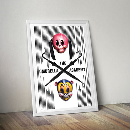 Flex Designs Poster The Umbrella Academy Minimalist 5 x 7" Home Goods - TV Show 2019 TV Show Poster