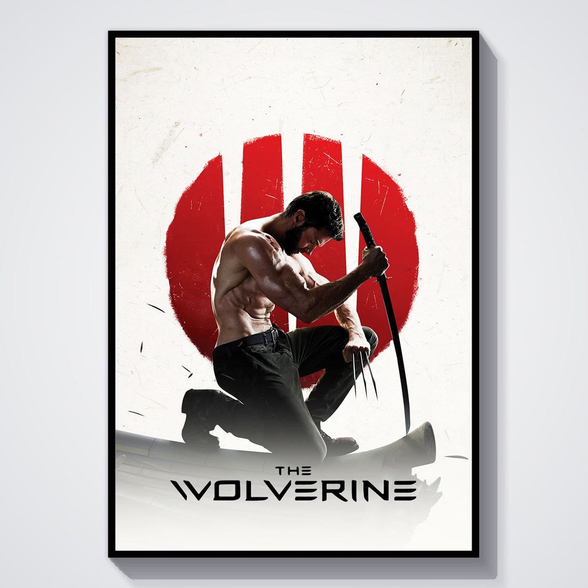 Flex Designs Poster The Wolverine Minimalist 11 x 17" Home Goods - Movie 2013 Movie Poster