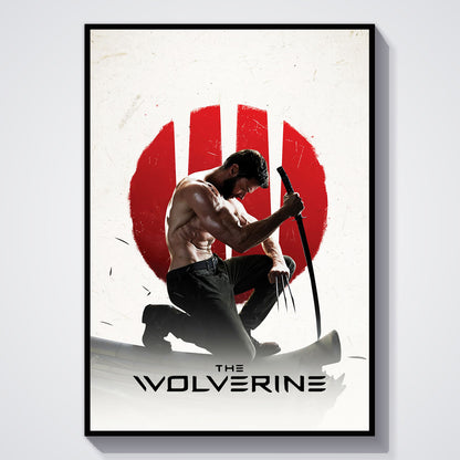 Flex Designs Poster The Wolverine Minimalist 11 x 17" Home Goods - Movie 2013 Movie Poster