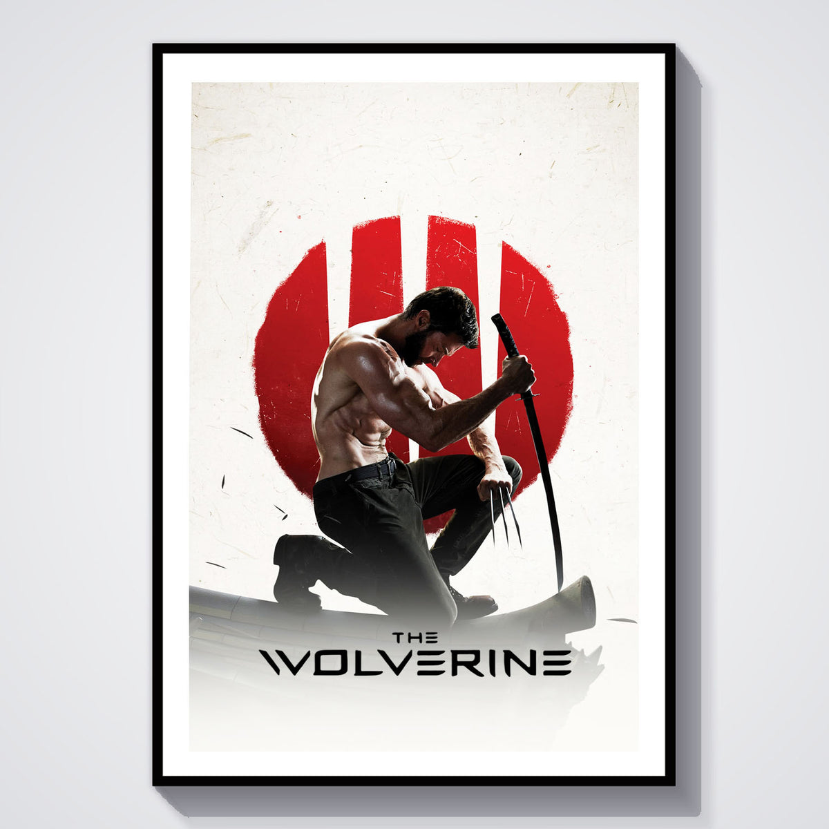 Flex Designs Poster The Wolverine Minimalist 5 x 7" Home Goods - Movie 2013 Movie Poster