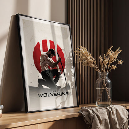 Flex Designs Poster The Wolverine Minimalist 11 x 17" Home Goods - Movie 2013 Movie Poster