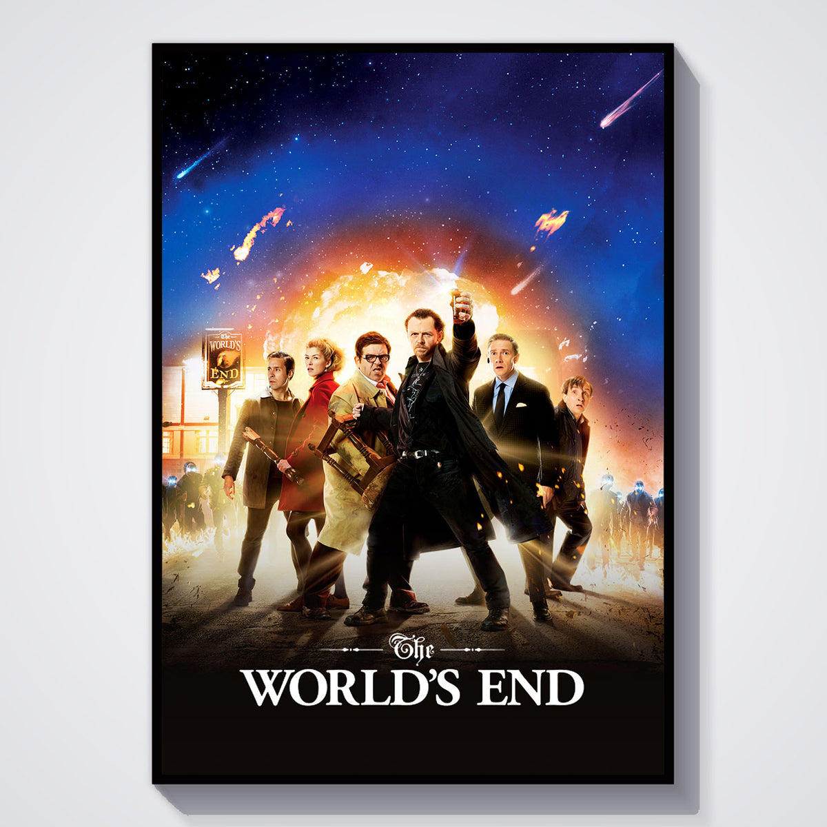 Flex Designs Poster The Worlds End 11 x 17" Home Goods - Movie 2013 Movie Poster
