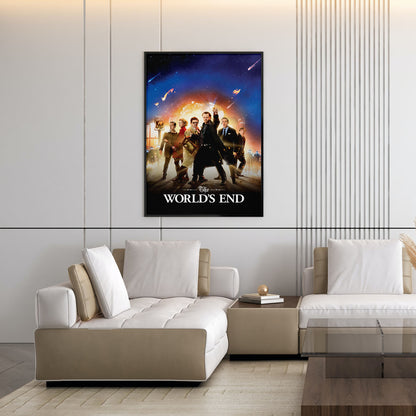 Flex Designs Poster The Worlds End 11 x 17" Home Goods - Movie 2013 Movie Poster