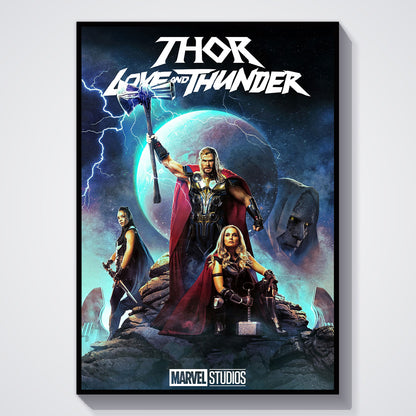 Flex Designs Poster Thor- Love and Thunder 11 x 17" Home Goods - Movie 2022 Movie Poster