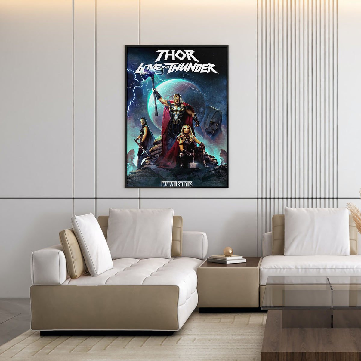 Flex Designs Poster Thor- Love and Thunder 11 x 17" Home Goods - Movie 2022 Movie Poster
