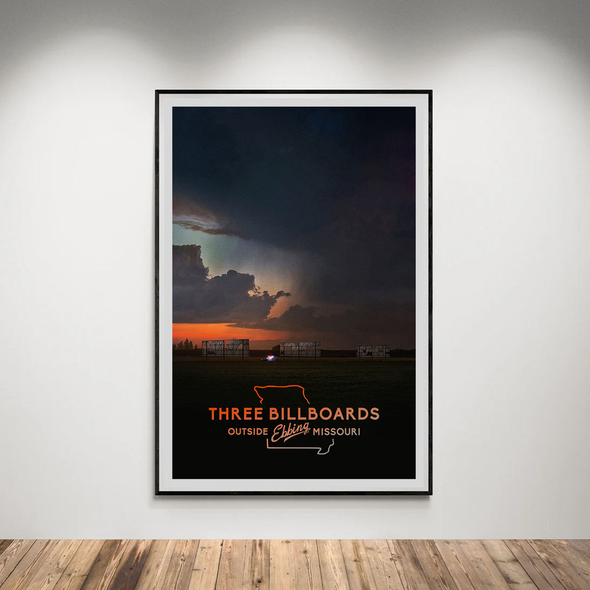 Flex Designs Poster Three Billboards Outside Ebbing, Missouri 5 x 7" Home Goods - Movie 2017 Movie Poster