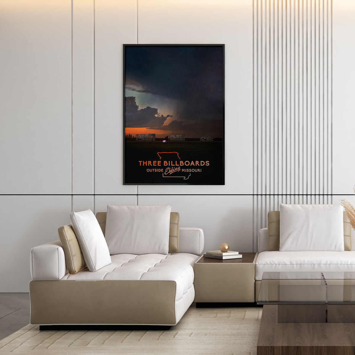 Flex Designs Poster Three Billboards Outside Ebbing, Missouri 11 x 17" Home Goods - Movie 2017 Movie Poster