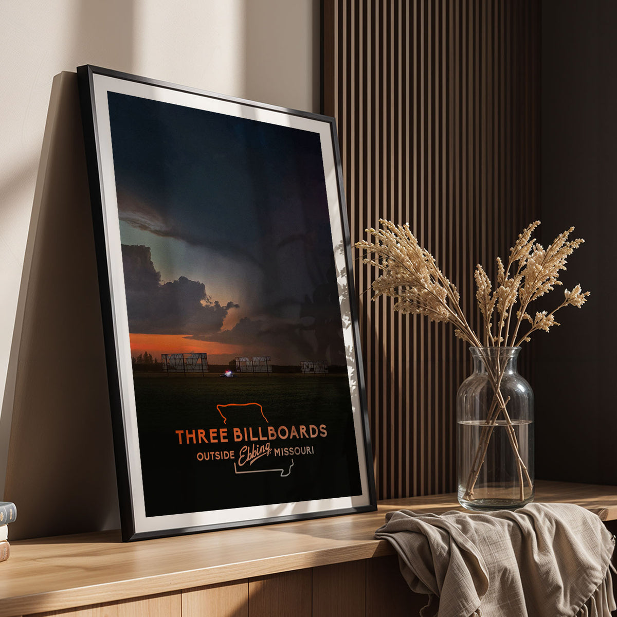 Flex Designs Poster Three Billboards Outside Ebbing, Missouri 11 x 17" Home Goods - Movie 2017 Movie Poster