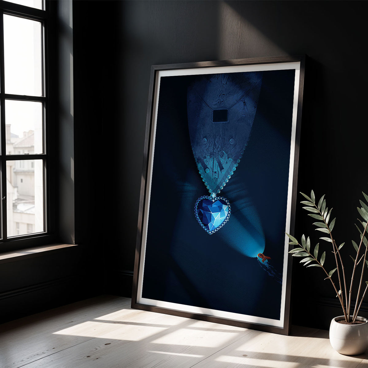 Flex Designs Poster Titanic Minimalist 5 x 7" Home Goods - Movie 1997 Movie Poster
