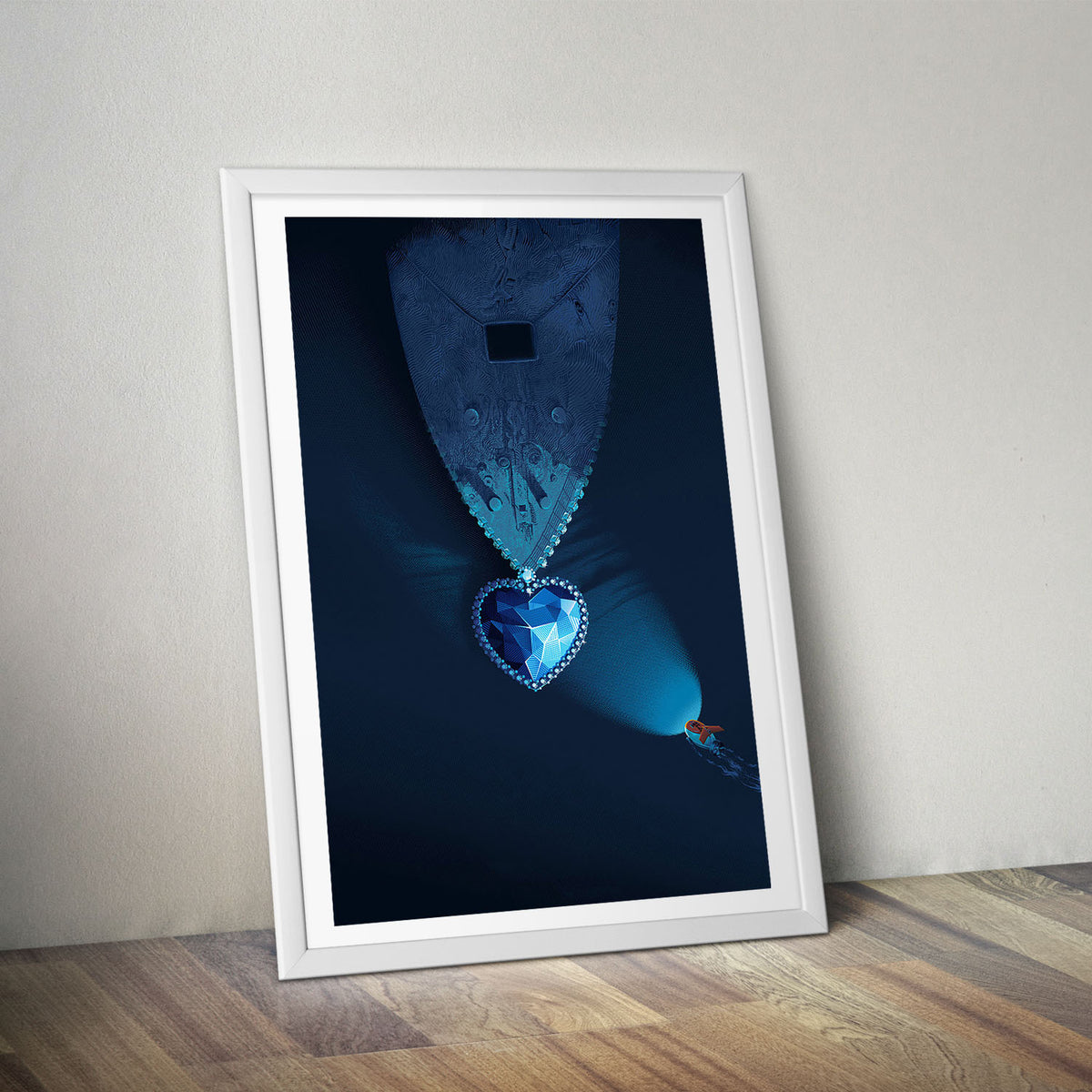 Flex Designs Poster Titanic Minimalist 5 x 7" Home Goods - Movie 1997 Movie Poster