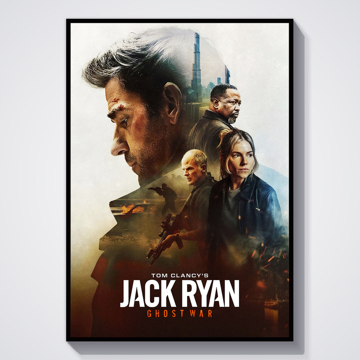 Flex Designs Poster Tom Clancys Jack Ryan Ghost War 11 x 17" Home Goods - Movie 2026 Movie Poster