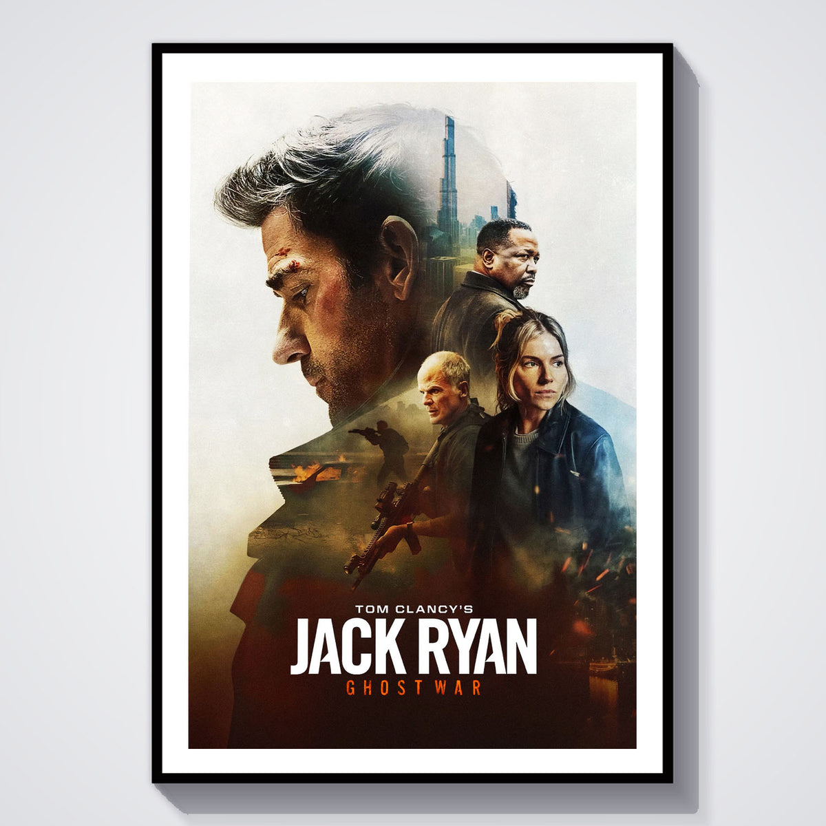 Flex Designs Poster Tom Clancys Jack Ryan Ghost War 5 x 7" Home Goods - Movie 2026 Movie Poster