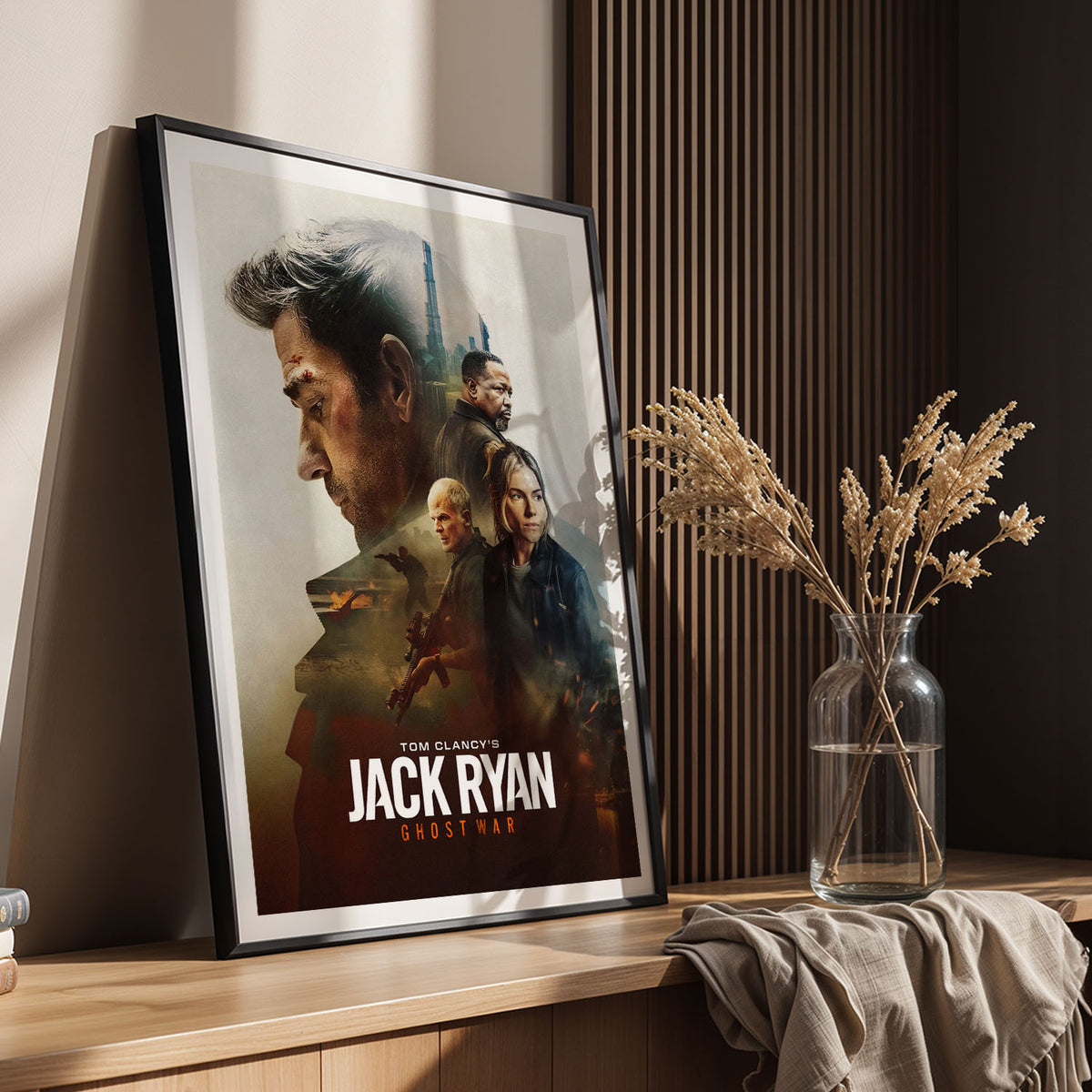 Flex Designs Poster Tom Clancys Jack Ryan Ghost War 11 x 17" Home Goods - Movie 2026 Movie Poster