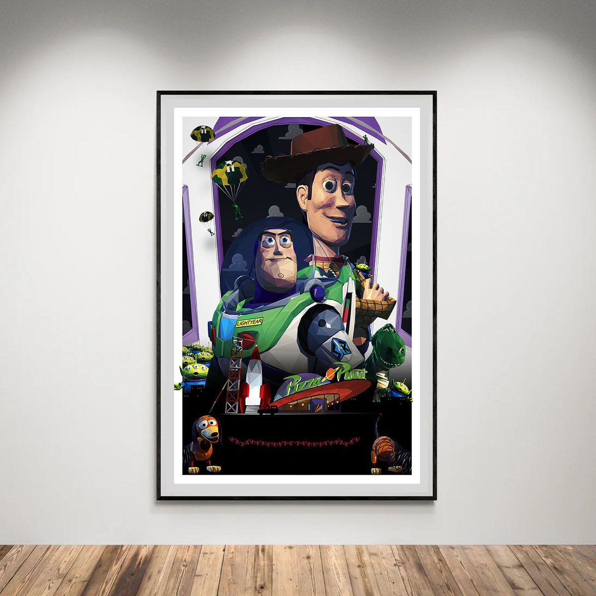 Flex Designs Poster Toy Story Sketch 5 x 7" Home Goods - Movie 1995 Movie Poster