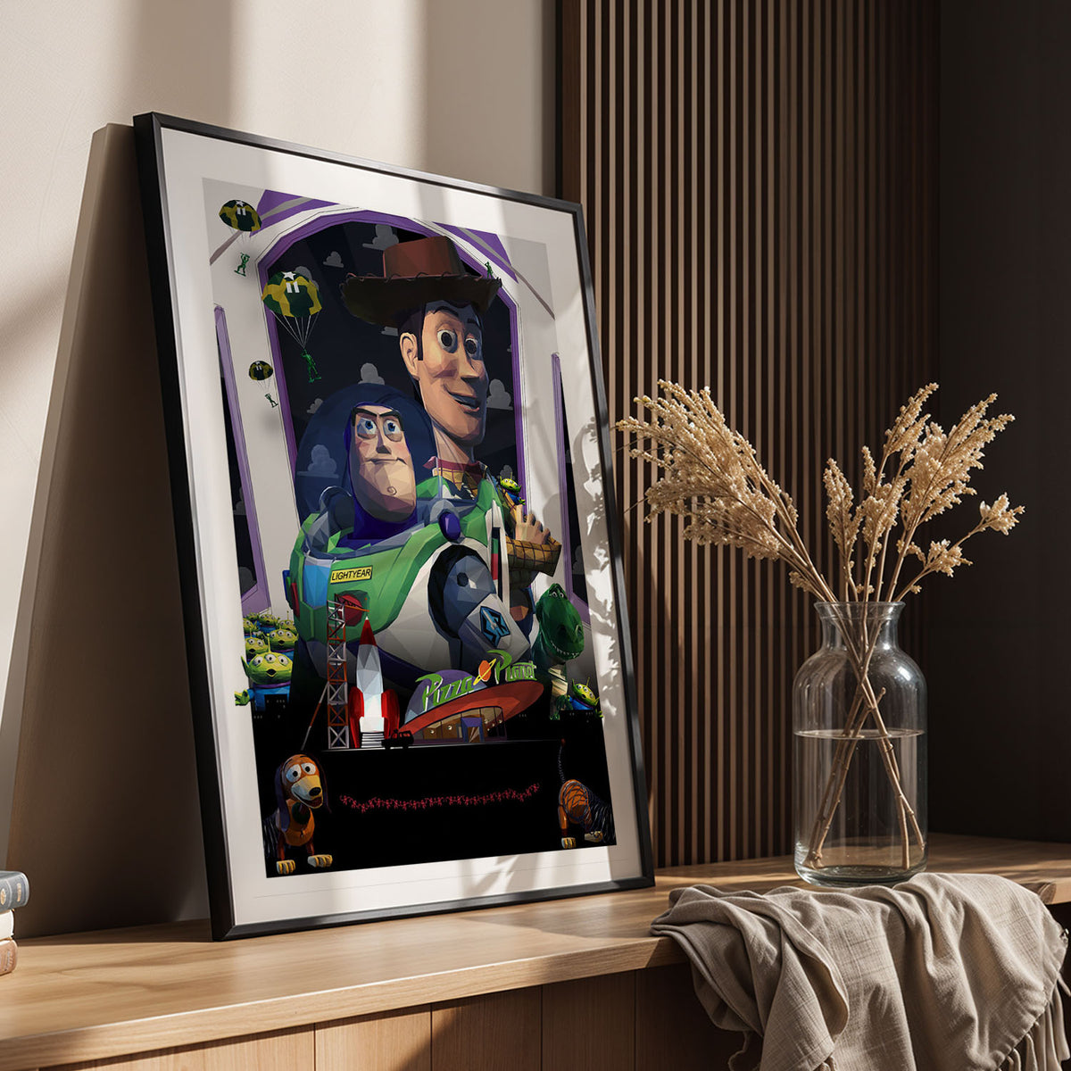 Flex Designs Poster Toy Story Sketch 11 x 17" Home Goods - Movie 1995 Movie Poster