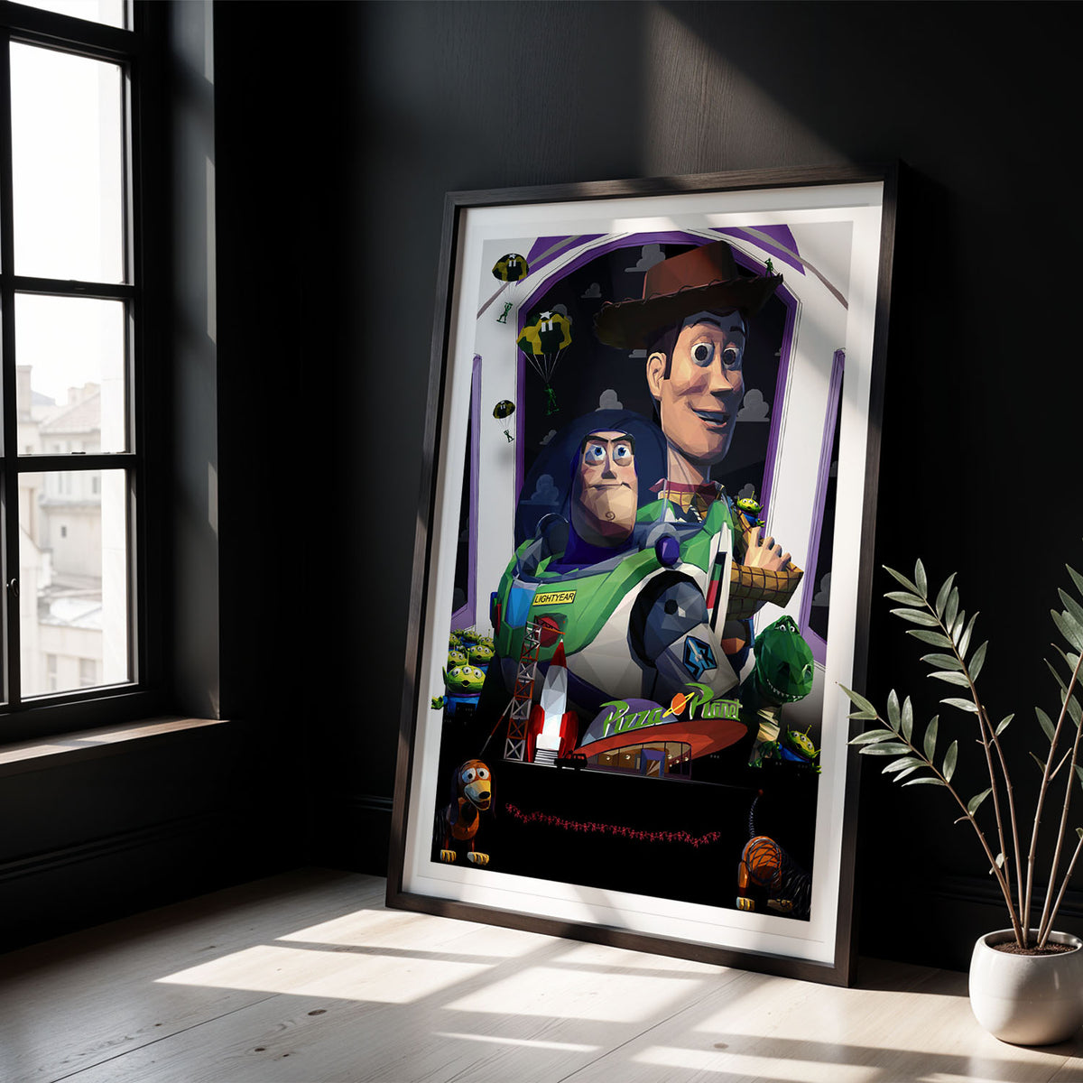 Flex Designs Poster Toy Story Sketch 5 x 7" Home Goods - Movie 1995 Movie Poster