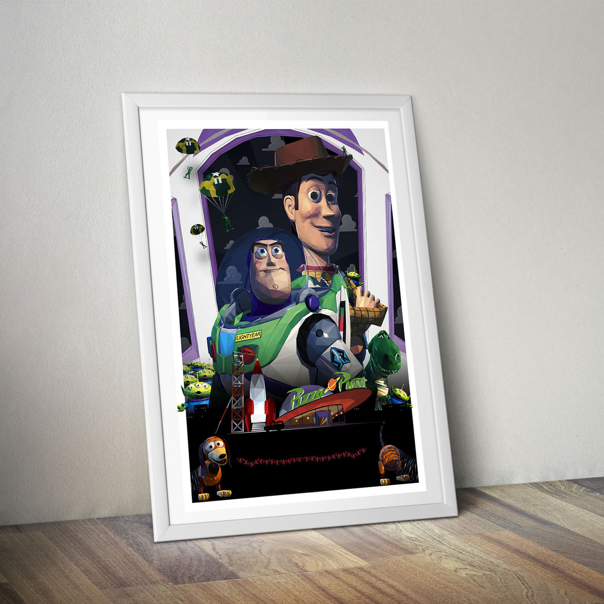 Flex Designs Poster Toy Story Sketch 5 x 7" Home Goods - Movie 1995 Movie Poster