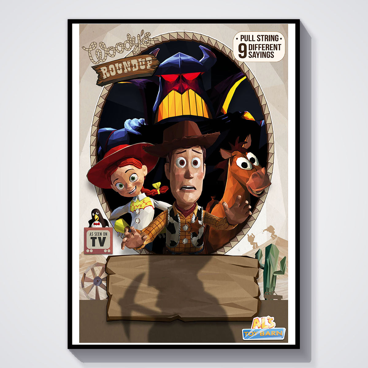 Flex Designs Poster Toy Story 2 Sketch 11 x 17" Home Goods - Movie 1999 Movie Poster