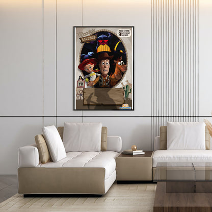 Flex Designs Poster Toy Story 2 Sketch 11 x 17" Home Goods - Movie 1999 Movie Poster