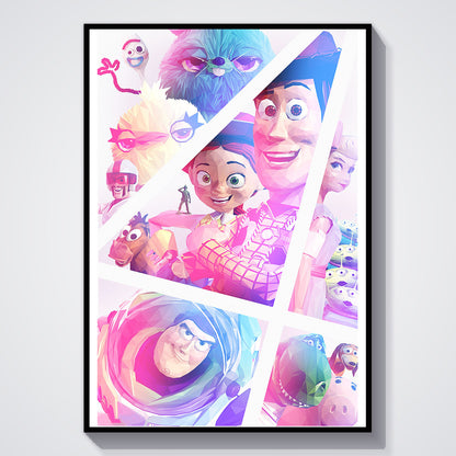 Flex Designs Poster Toy Story 4 Sketch 11 x 17" Home Goods - Movie 2019 Movie Poster