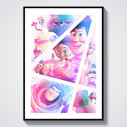 Flex Designs Poster Toy Story 4 Sketch 5 x 7" Home Goods - Movie 2019 Movie Poster