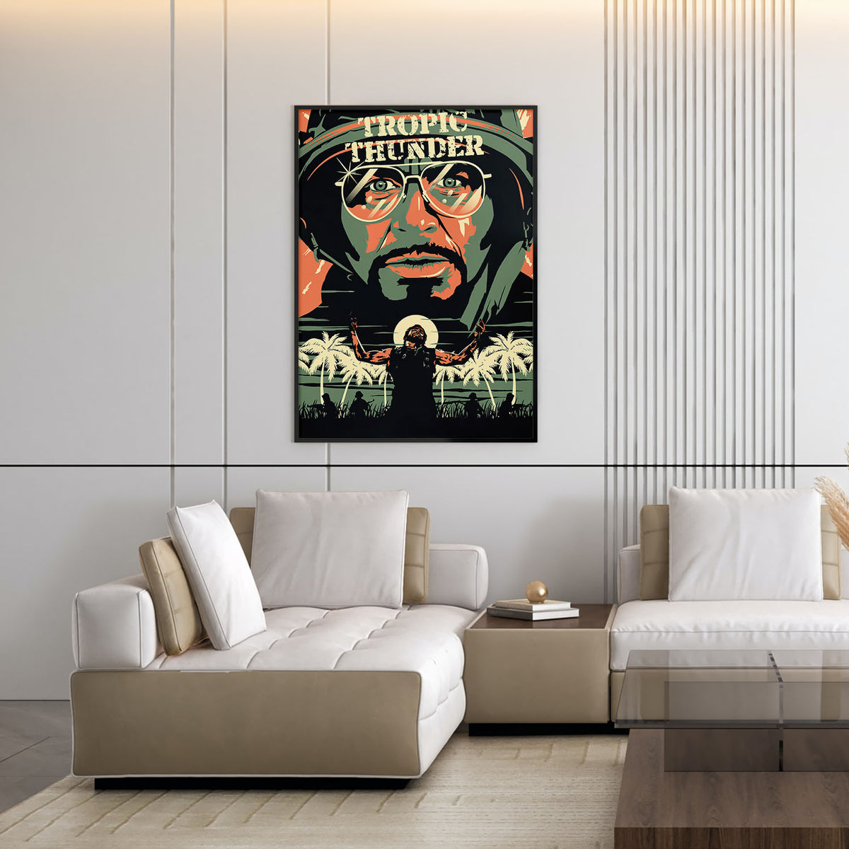 Flex Designs Poster Tropic Thunder 11 x 17" Home Goods - Movie 2008 Movie Poster