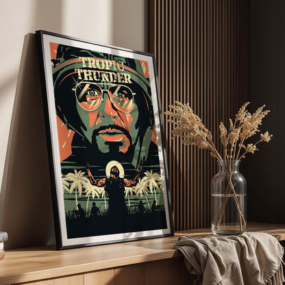 Flex Designs Poster Tropic Thunder 11 x 17" Home Goods - Movie 2008 Movie Poster