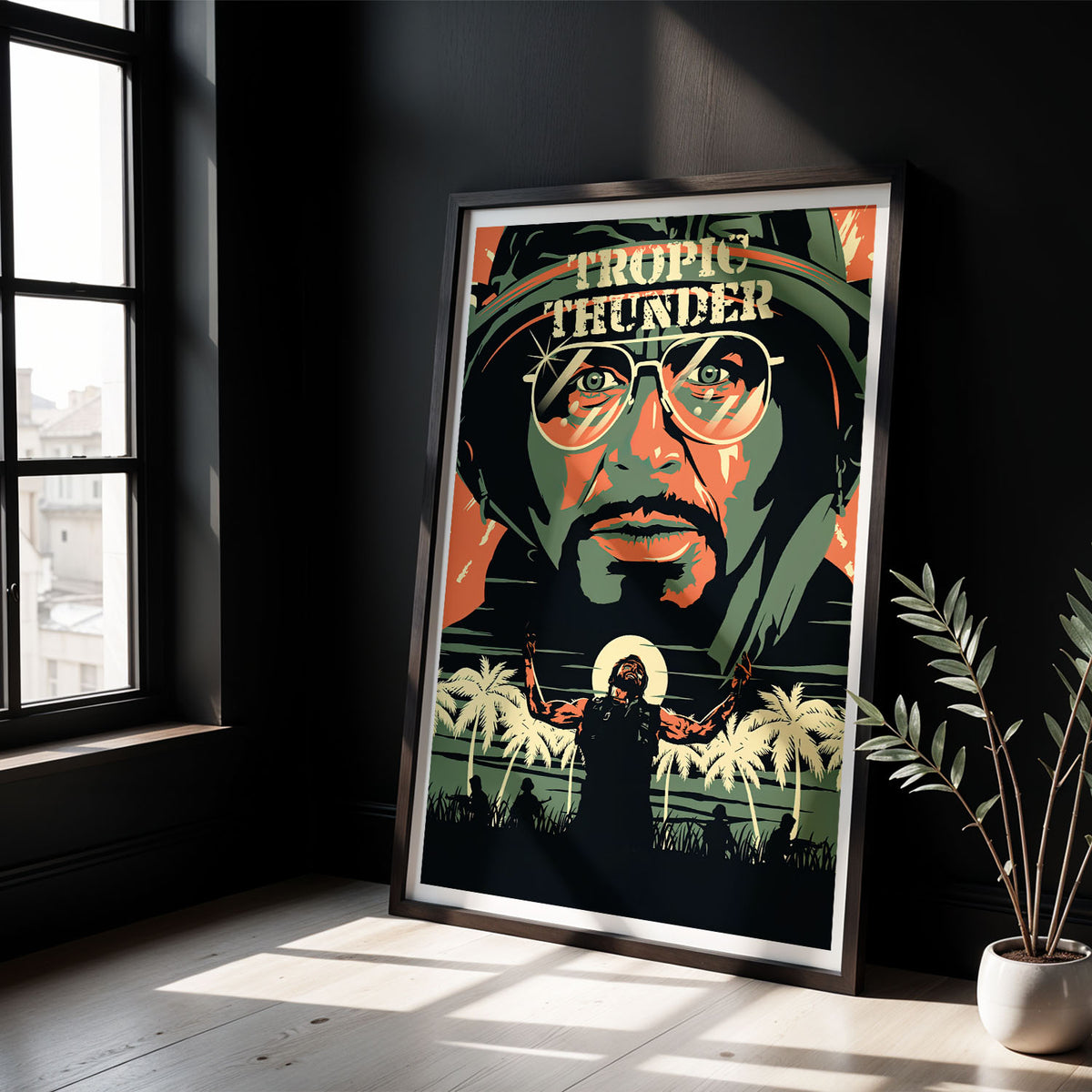 Flex Designs Poster Tropic Thunder 5 x 7" Home Goods - Movie 2008 Movie Poster