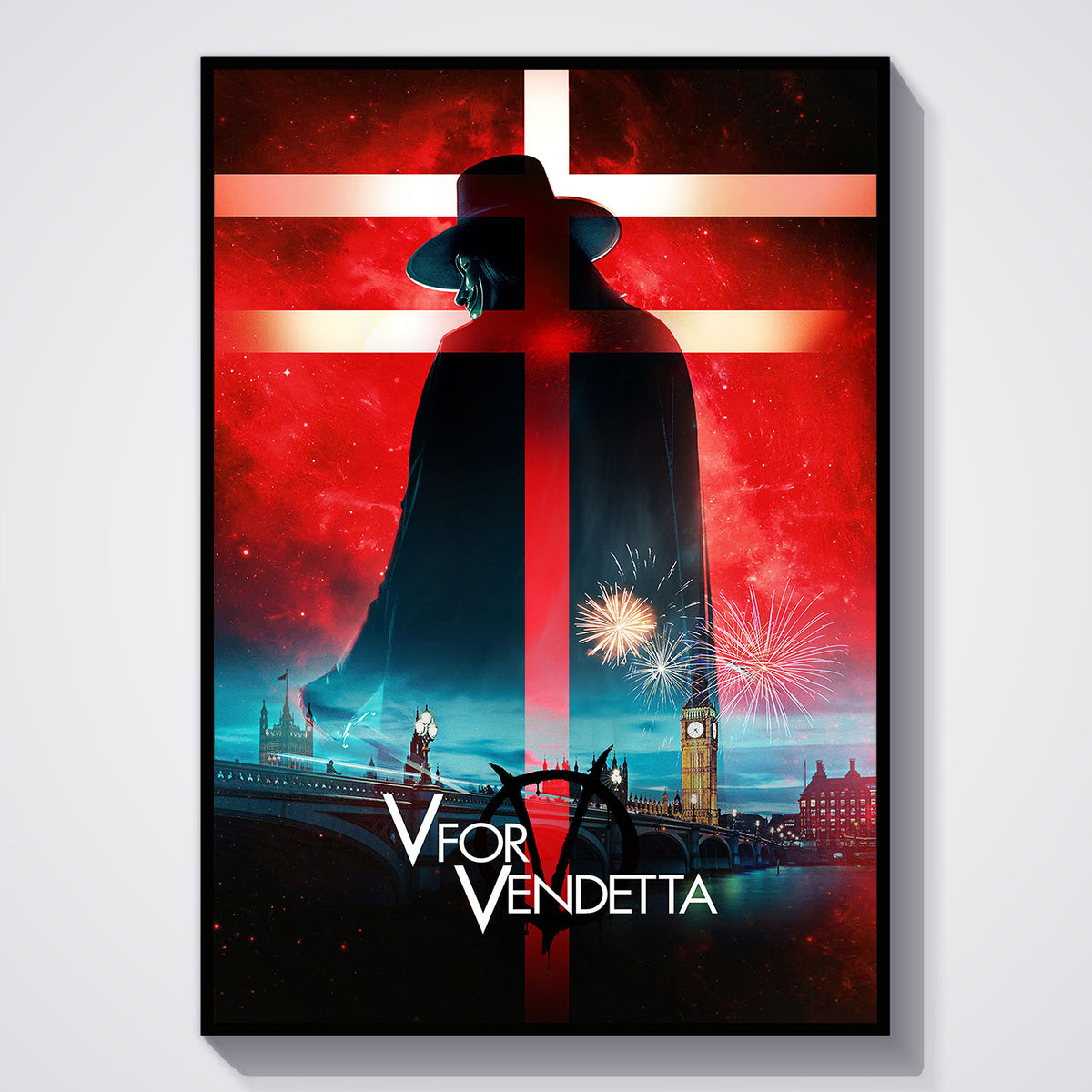 Flex Designs Poster V for Vendetta 11 x 17" Home Goods - Movie 2006 Movie Poster