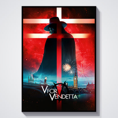Flex Designs Poster V for Vendetta 11 x 17" Home Goods - Movie 2006 Movie Poster