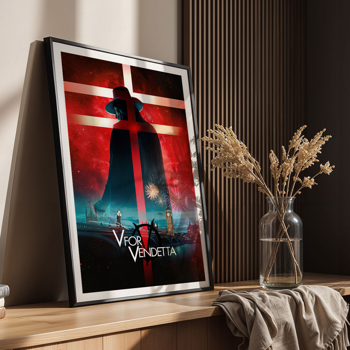 Flex Designs Poster V for Vendetta 11 x 17" Home Goods - Movie 2006 Movie Poster
